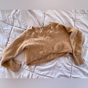 Free people cropped sweater